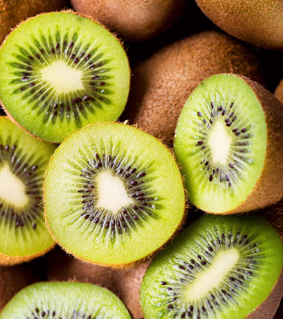 Kiwi is a small fruit, usually smaller than your typical apple or orange.